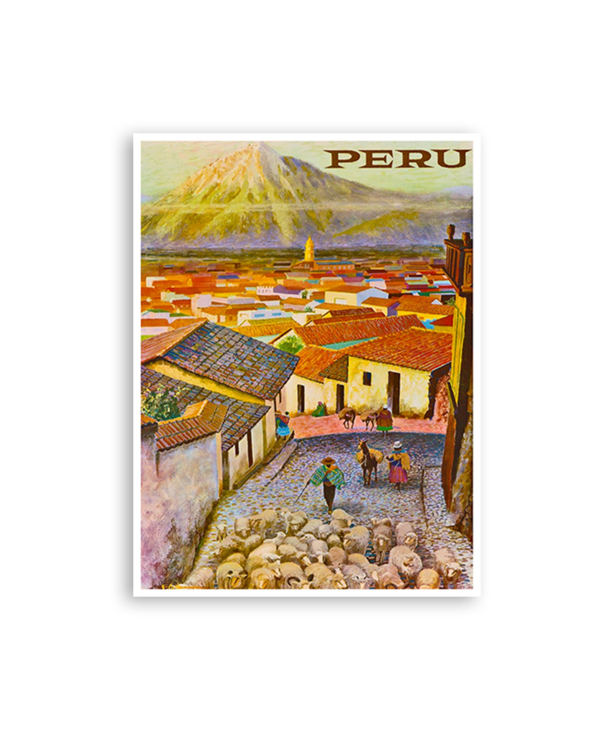 Travel Art Print Peru Advertising Poster (TR14)