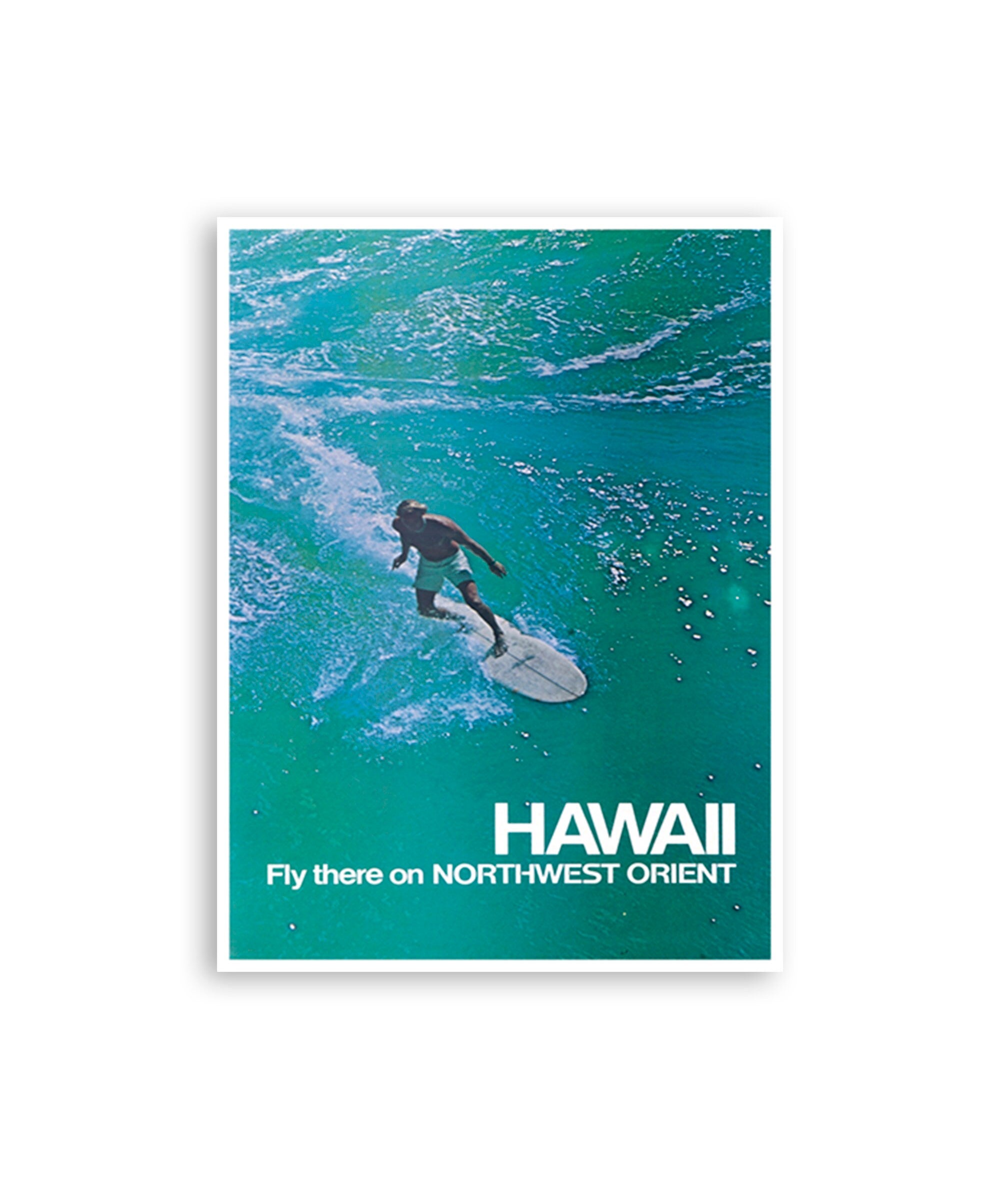 Vintage Hawaii Poster Retro Surfing Art Travel Print Retro Decor (H854)