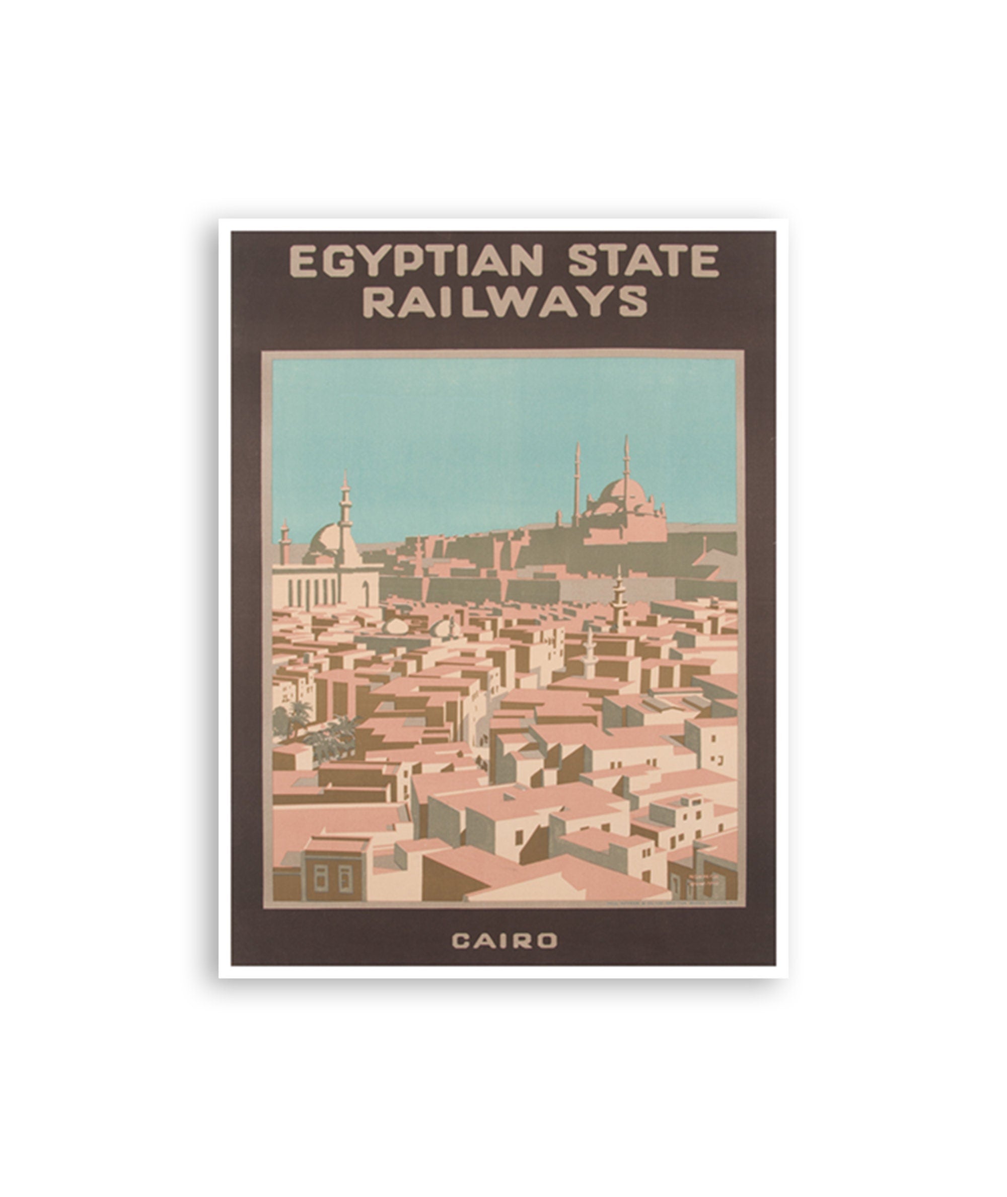 Vintage Cairo Art Egypt Travel Poster World Traveler Gift Print (H937)