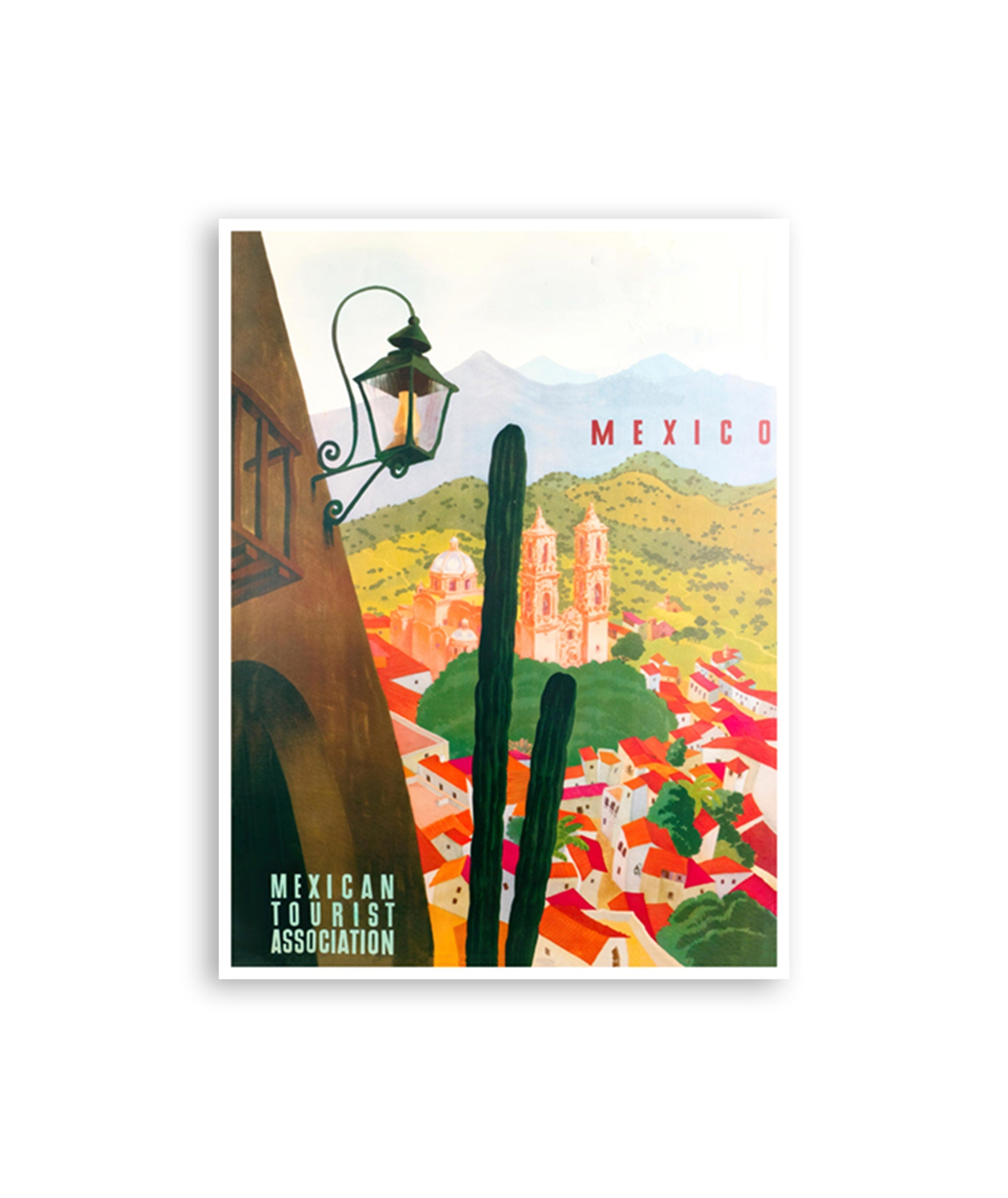 Vintage Mexico Art Travel Poster Mexican Decor Mexico Print (XR4209)