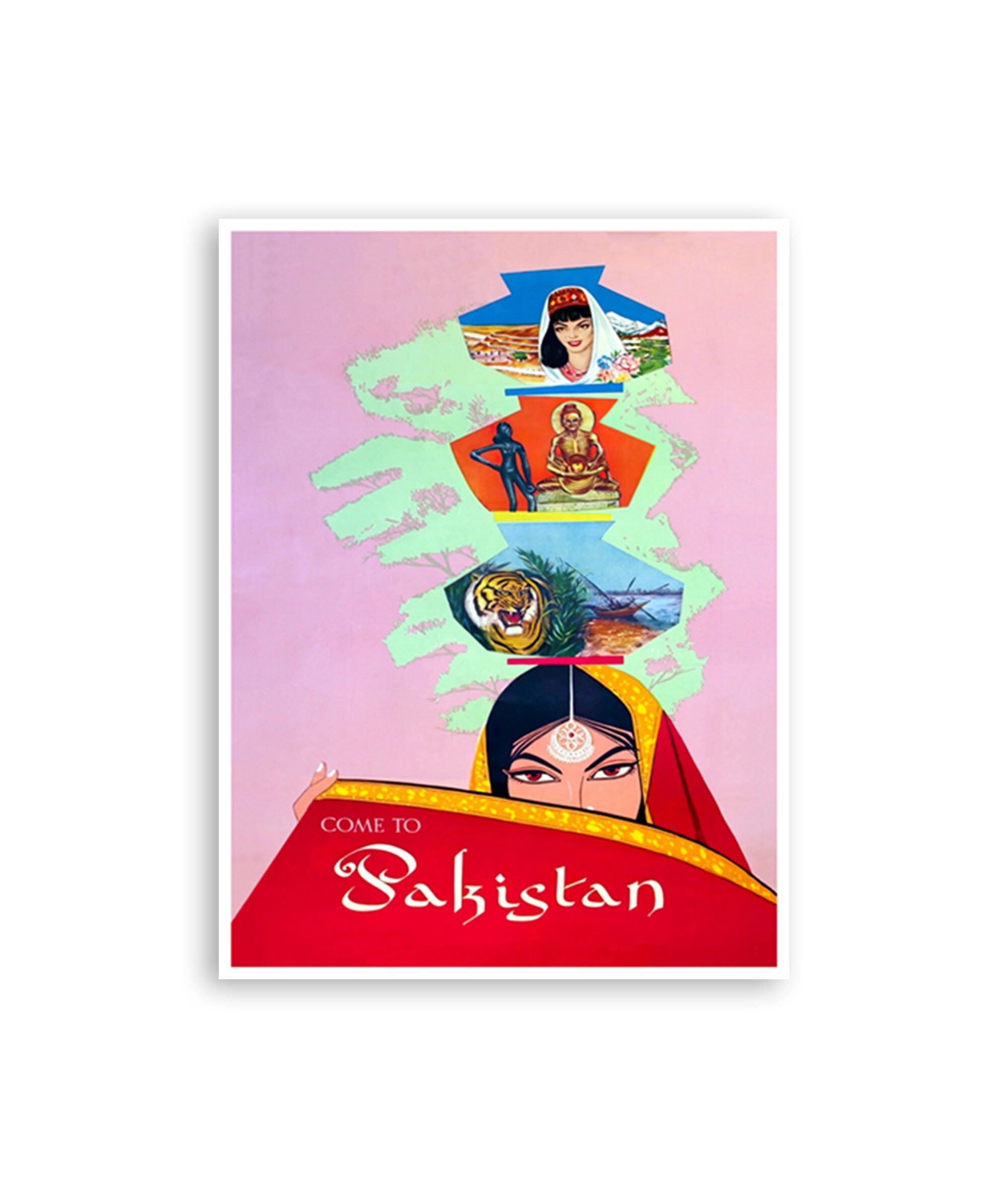 Pakistan Travel Poster Art Print Home Decor (ZT377)
