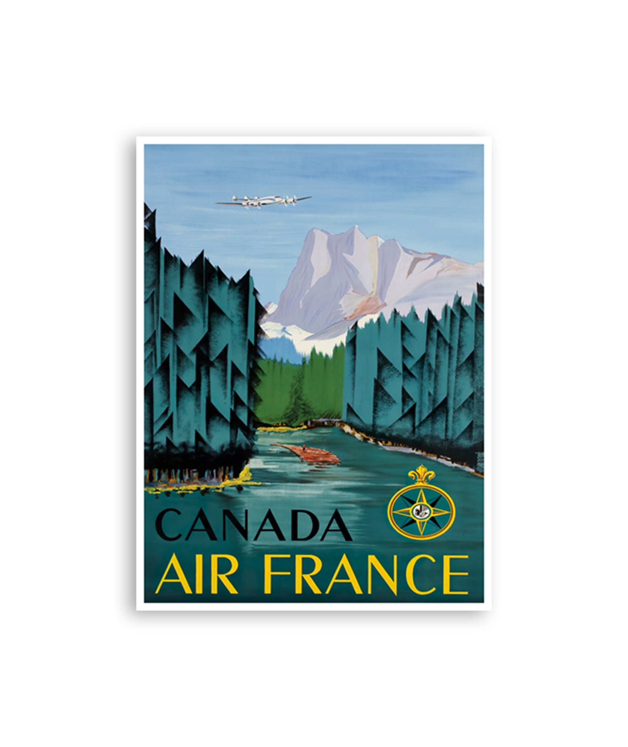 Vintage Canada Art Travel Poster Canadian Print (XR4315)
