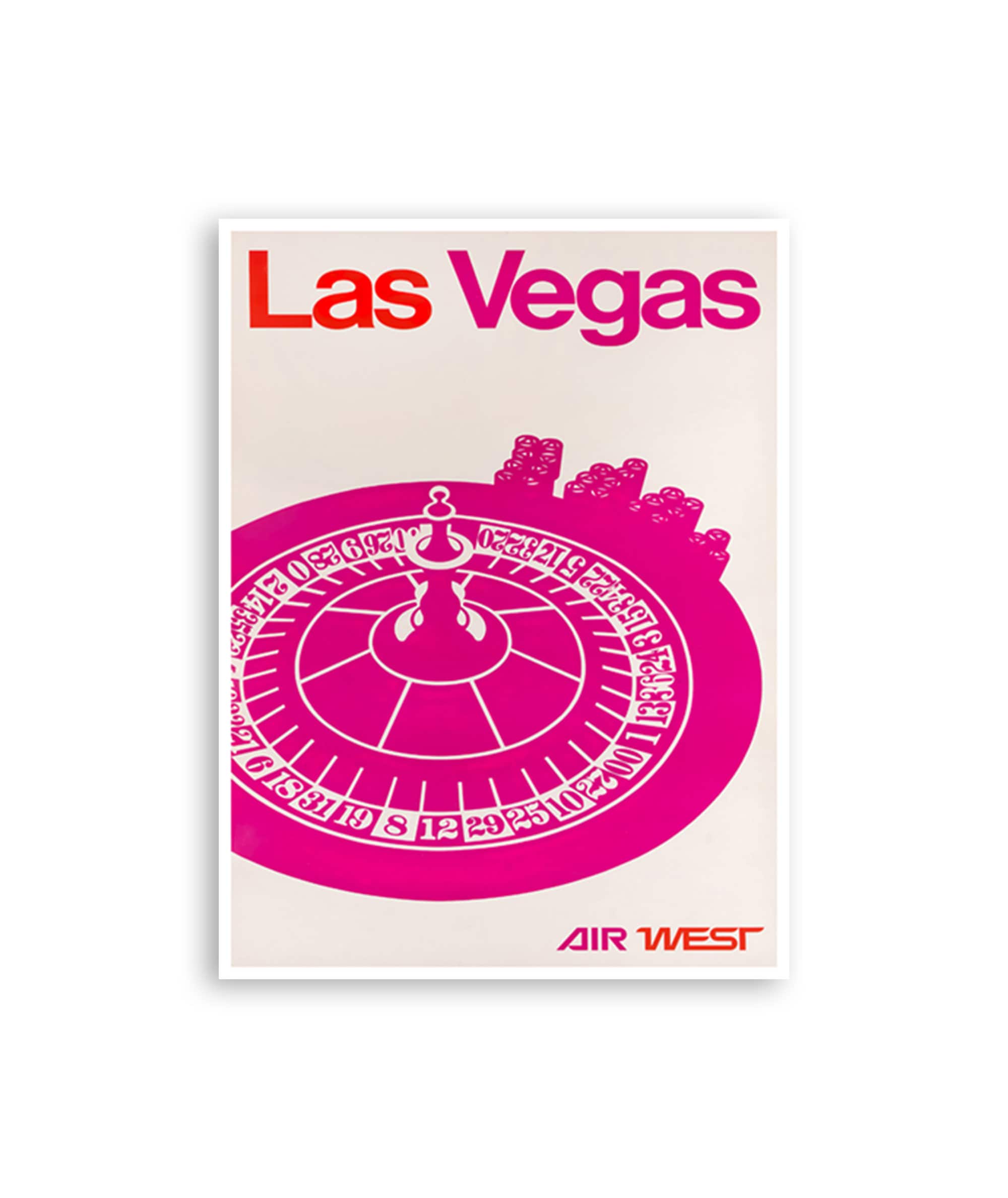 Vintage Las Vegas Art Print Nevada Travel Poster Retro Decor (XR4290)
