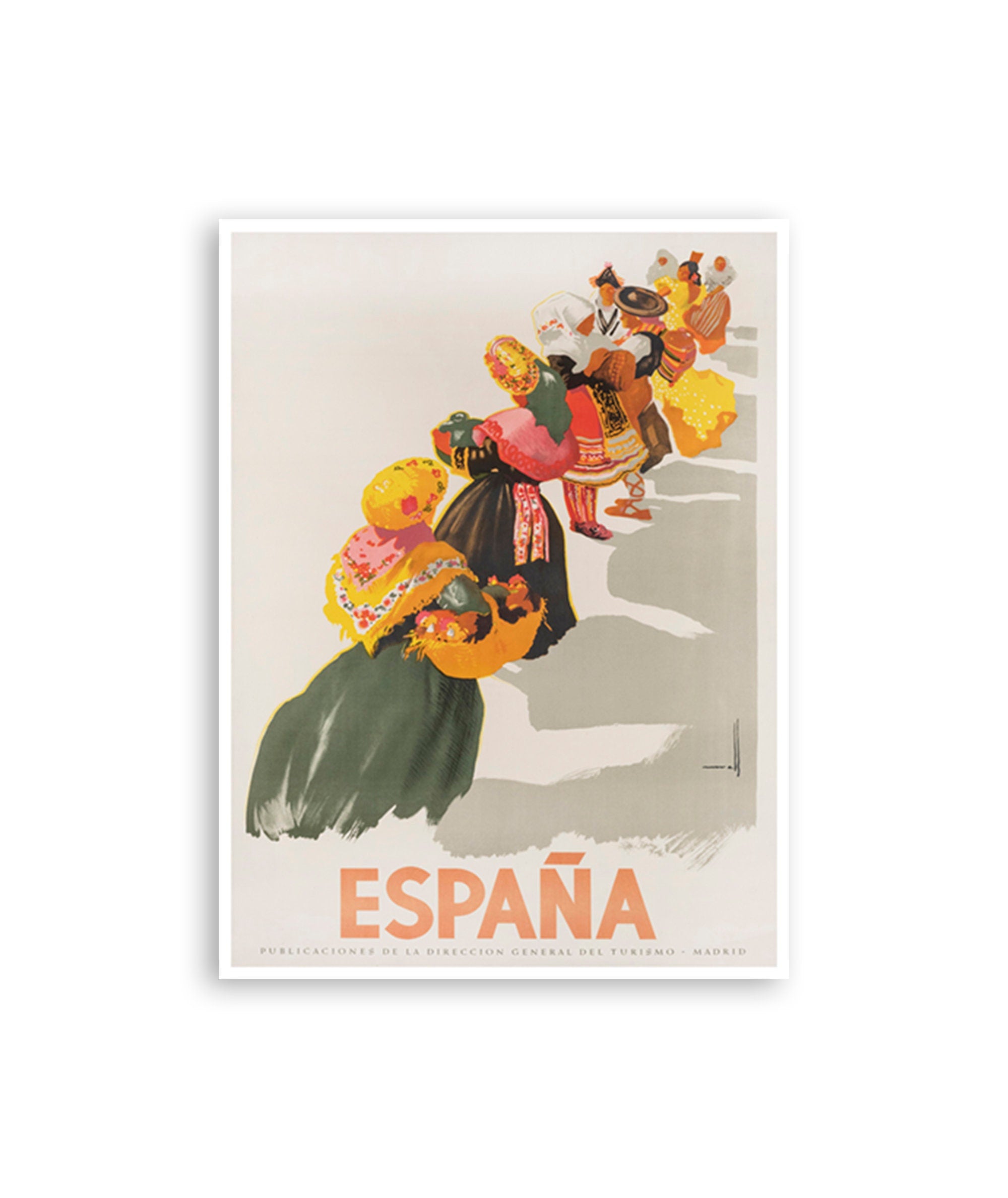 Traditional Spanish Art Travel Poster Vintage Spain Print Wall Decor (XR3965)