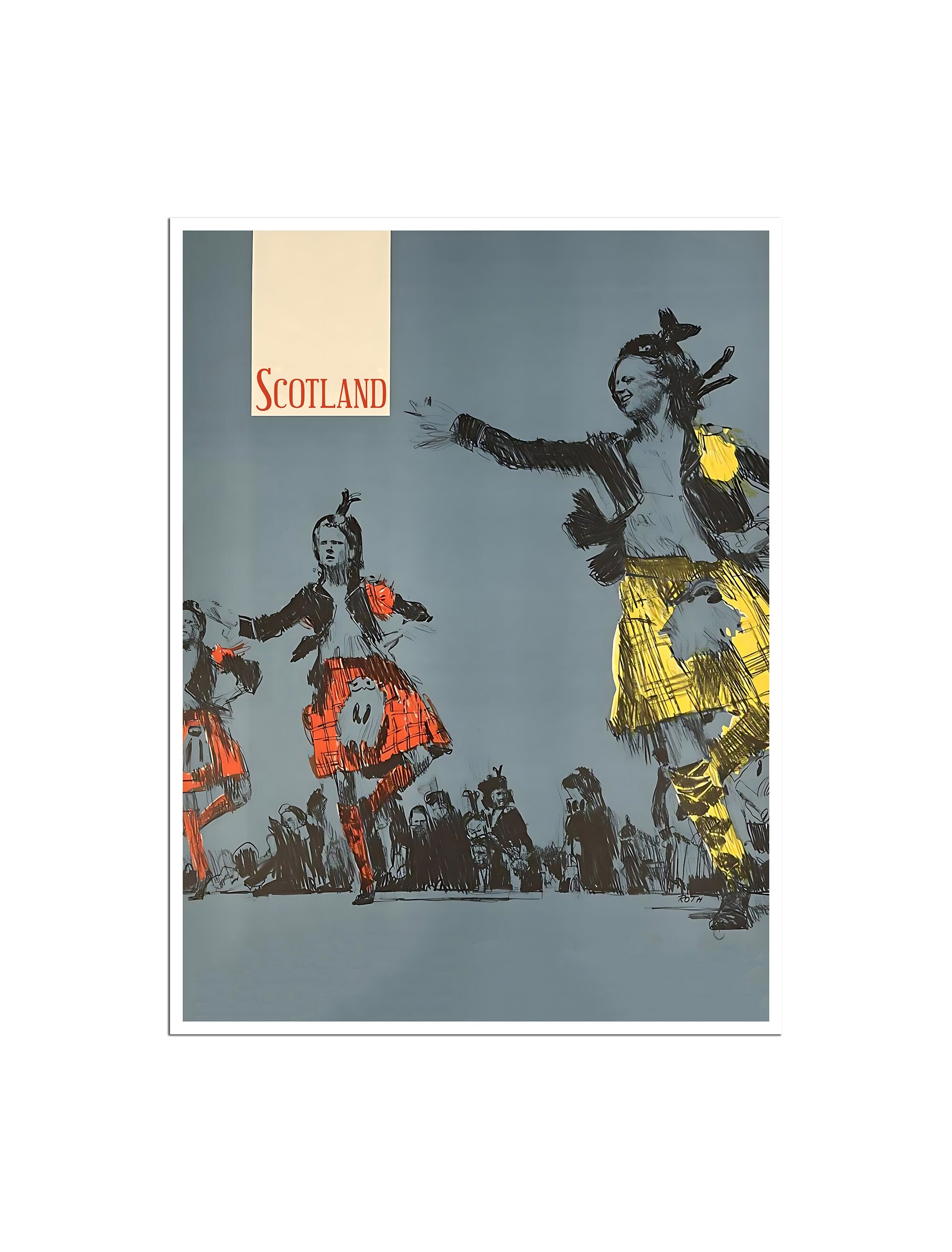 Scotland Travel Poster Scottish Gift Art Vintage Print Home Decor (XR4560)