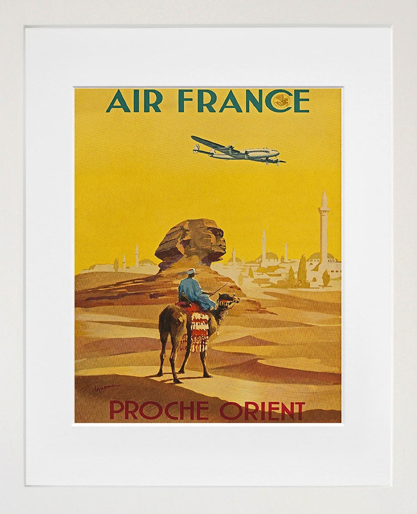 Travel Art Poster Egypt Vintage Print (TR17)