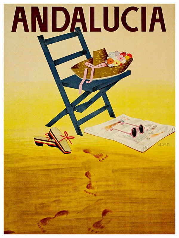 Andalusia Spain Art Travel Poster Tourism Print (TR14)