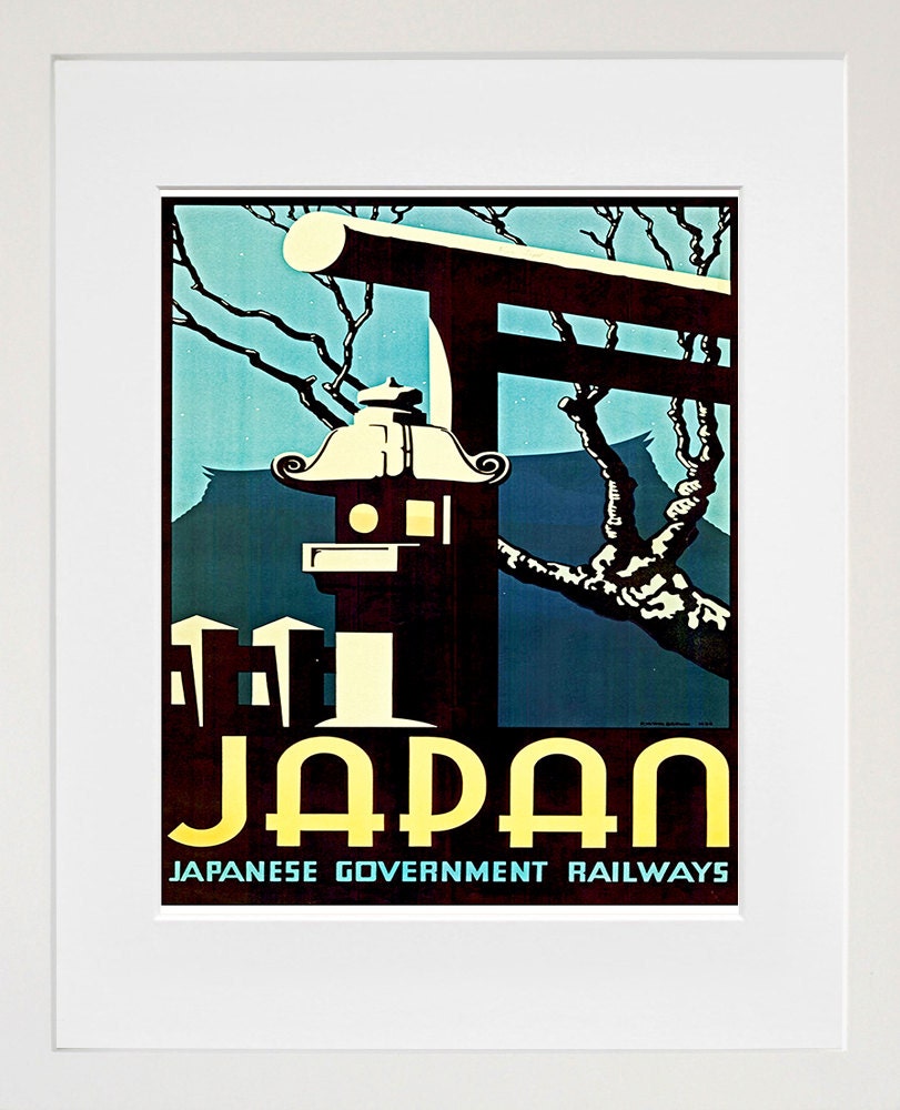 Japanese Art Japan Print Travel Poster (TR54)