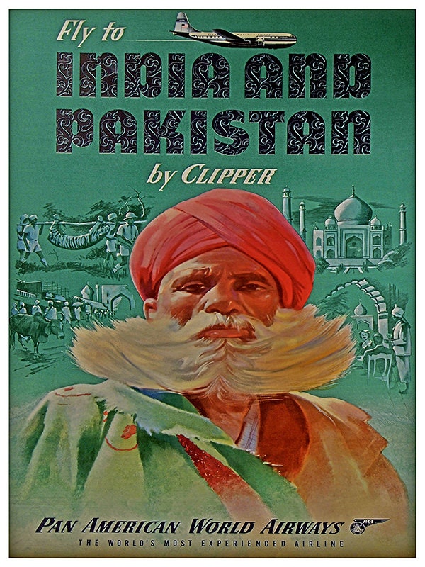 India Art Wall Print Cultural Travel Poster (TR46)