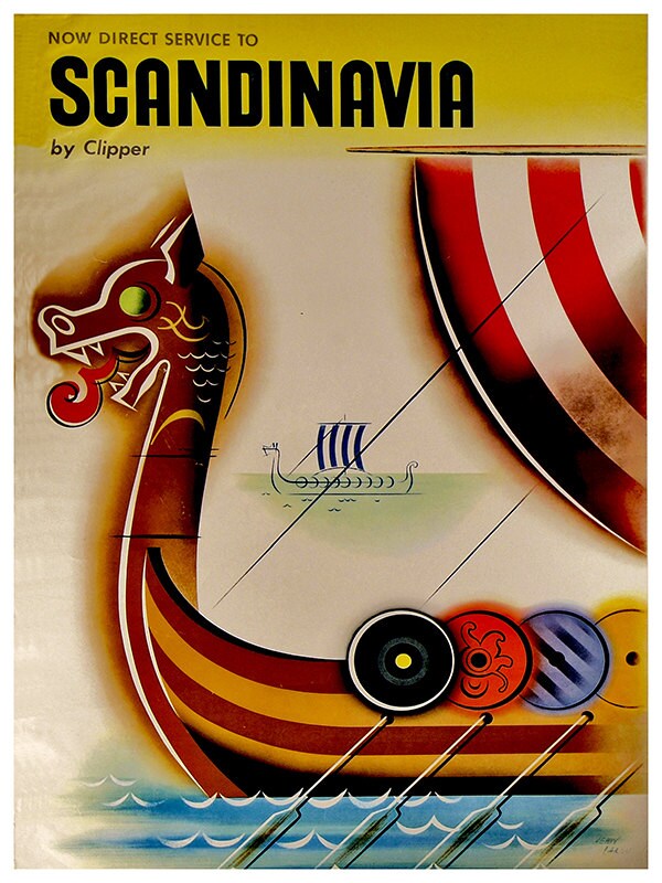 Scandinavia Art Travel Poster Home Decor Print (TR72)
