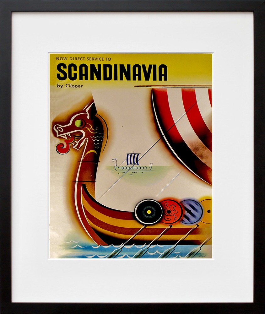 Scandinavia Art Travel Poster Home Decor Print (TR72)