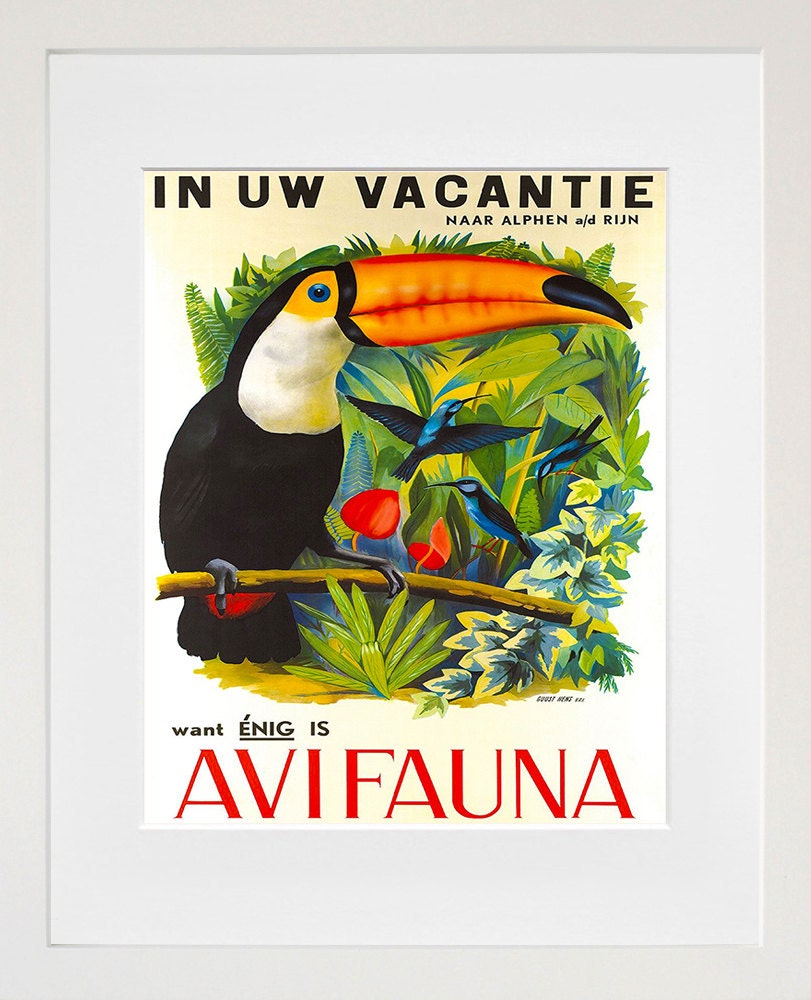 Holland Art Print Netherlands Vintage Travel Poster (TR108)