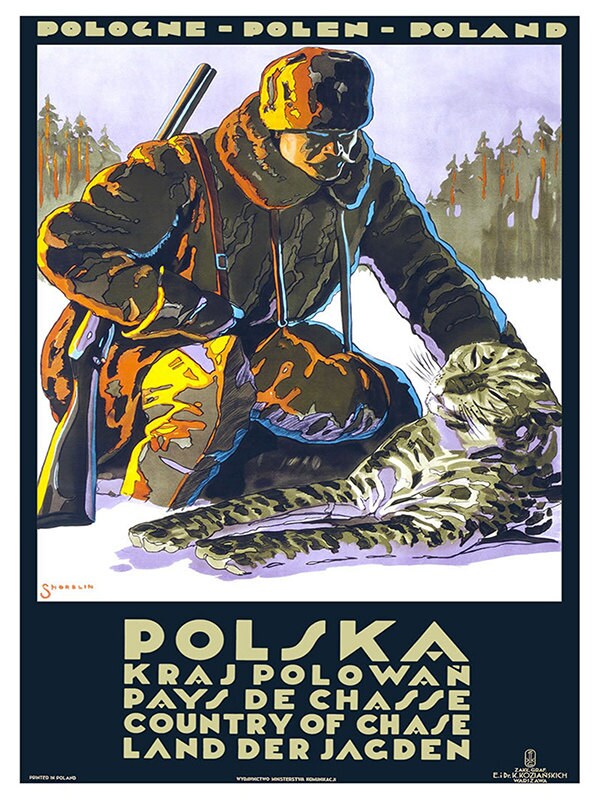 Poland Art Print Polish Travel Poster (TR104)