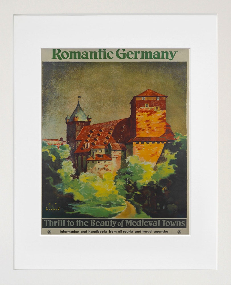 Travel Art Germany Print Romantic Poster Home Decor (XR72)