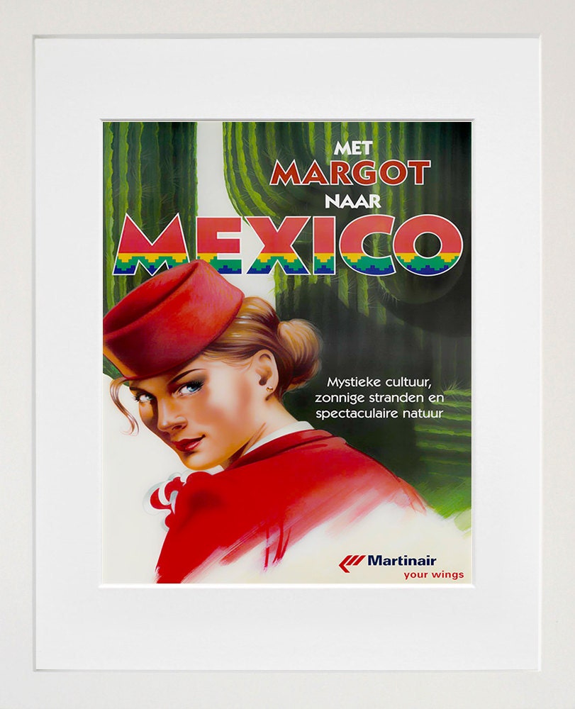 Travel Art Mexico Print Poster Mexican Vintage Home Decor (XR92)