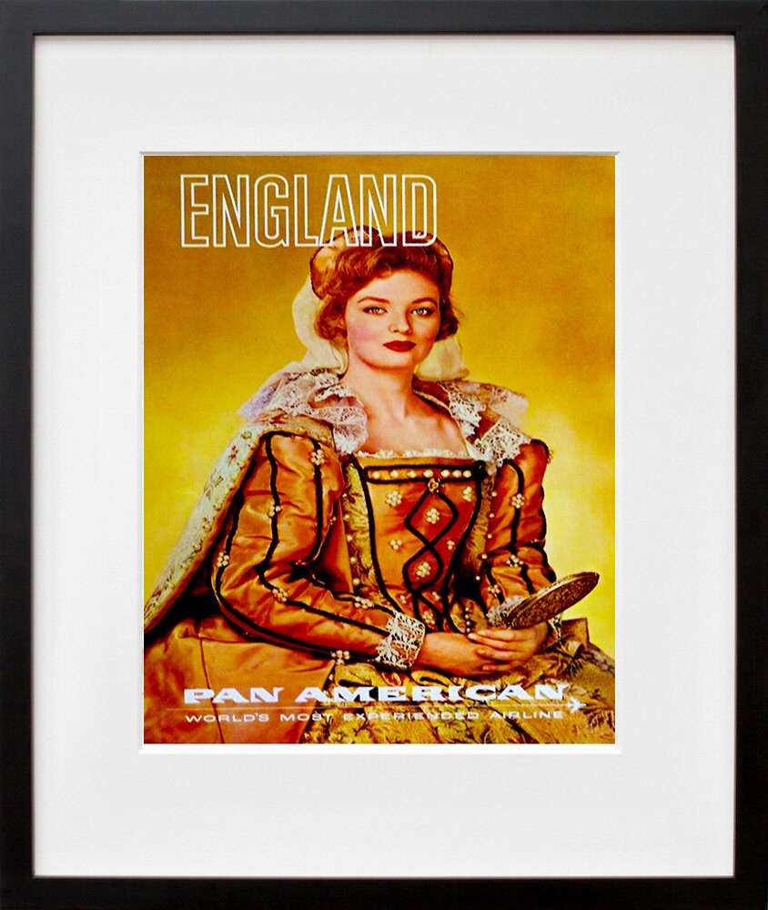 Art England Travel Poster English Royalty Vintage Print (ZT172)