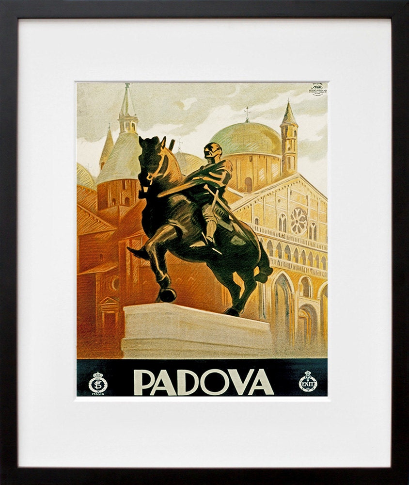 Art Italy Travel Poster Padova Italian Vintage Print (ZT163)