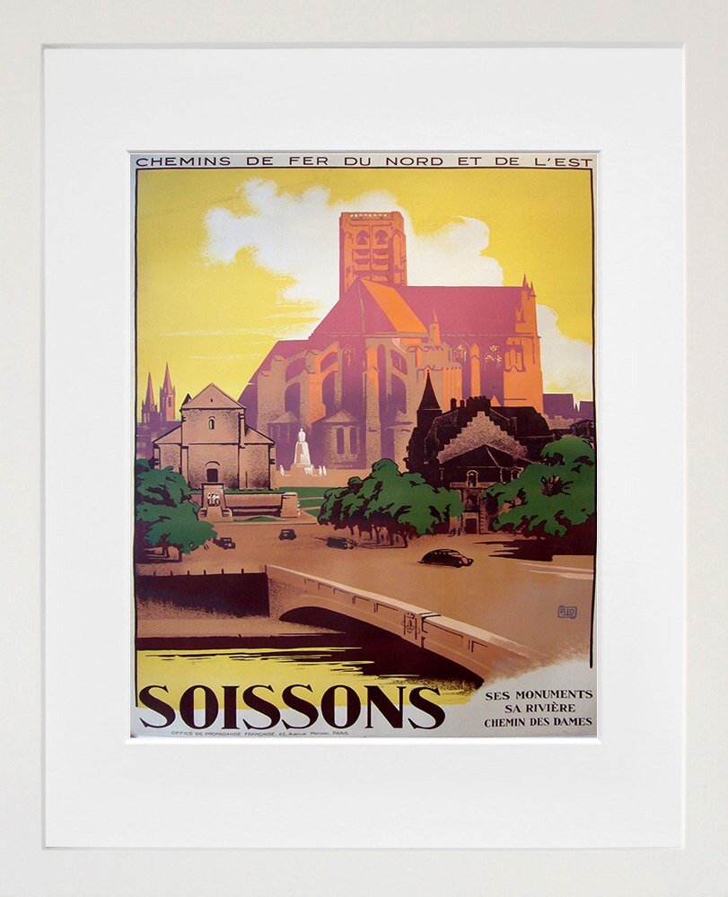 Art France Travel Print Siossons Vintage Poster (TR160)