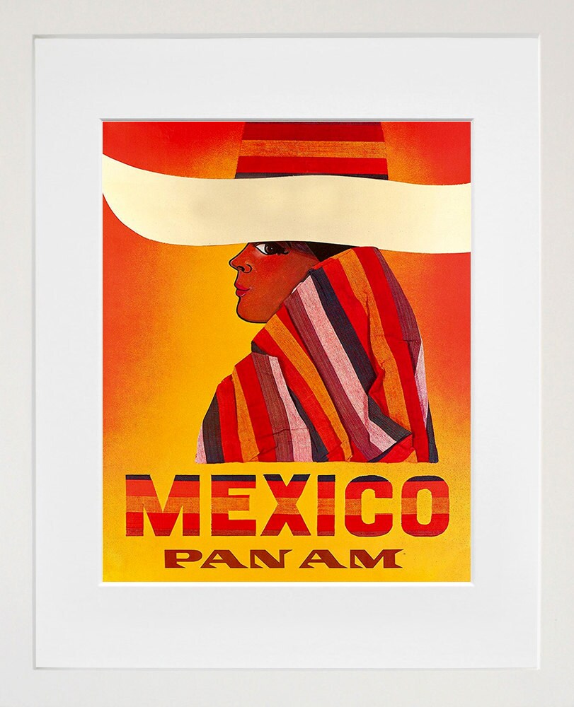 Art Mexican Travel Print Mexico Vintage Poster (TR157)