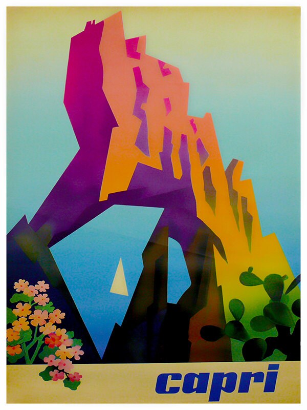 Capri Travel Poster
