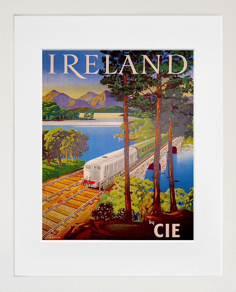 Art Ireland Travel Print Irish Vintage Poster (TR154)