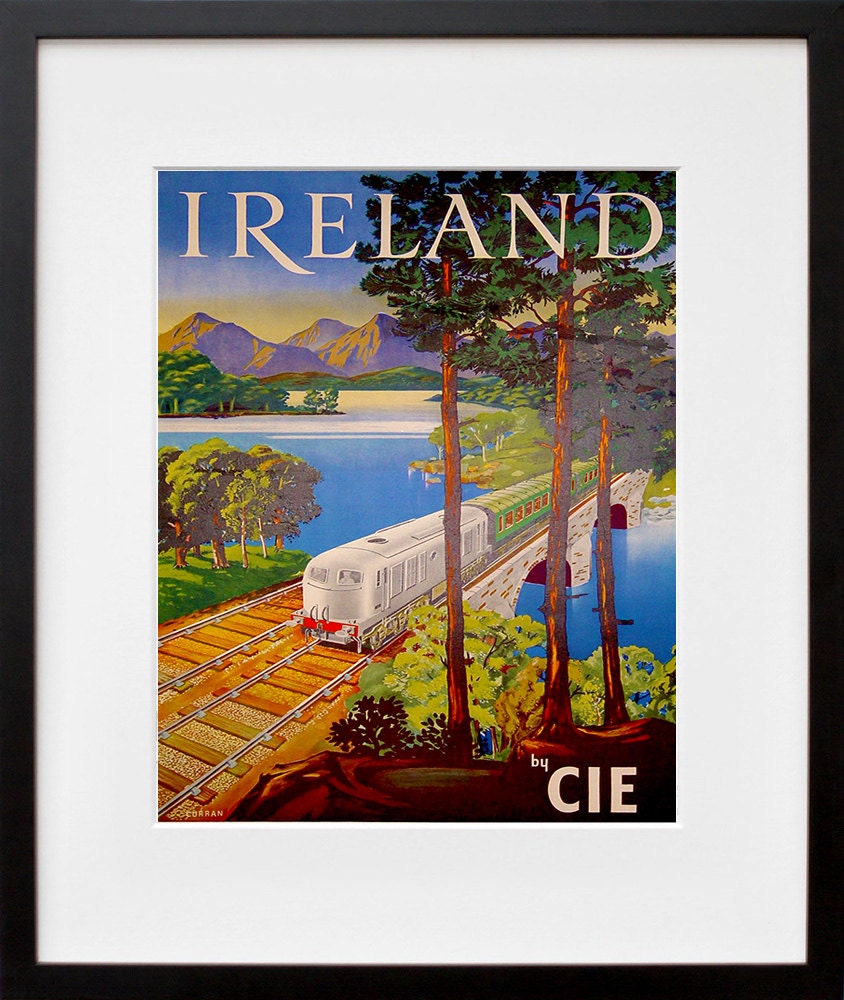 Art Ireland Travel Print Irish Vintage Poster (TR154)