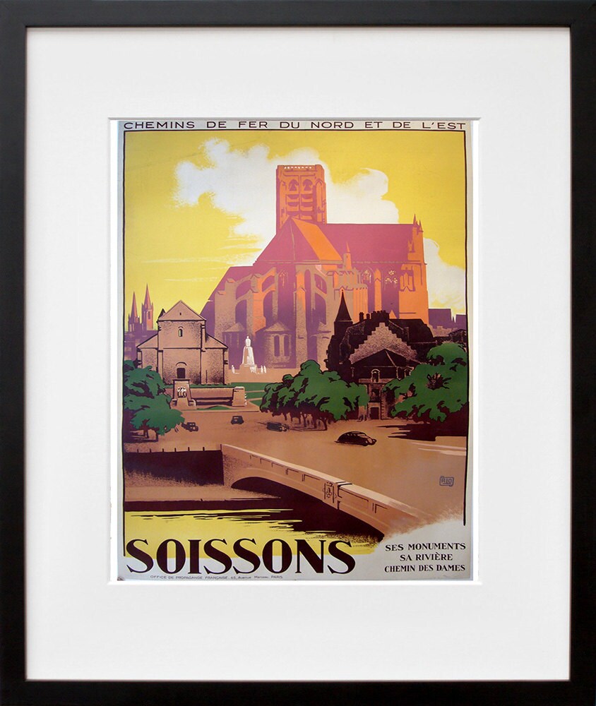 Art France Travel Print Siossons Vintage Poster (TR160)