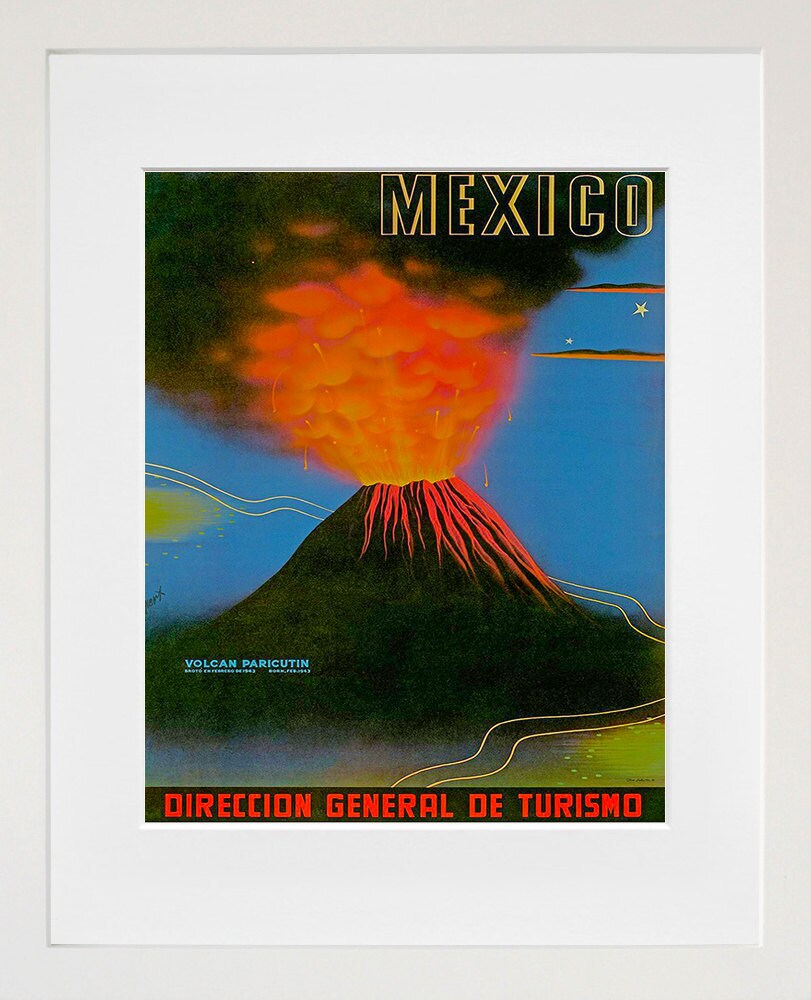 Art Mexico Travel Print Mexican Vintage Poster (TR150)