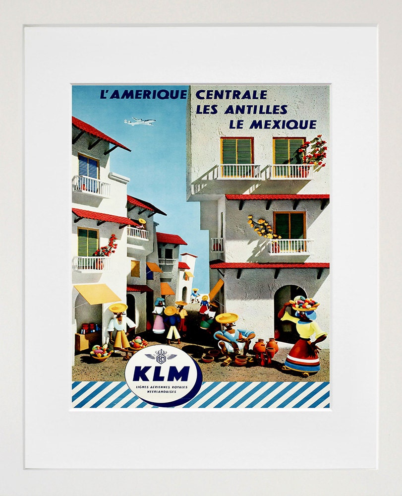 Mexico Travel Poster Central America Art Print Vintage Home Decor (ZT215)