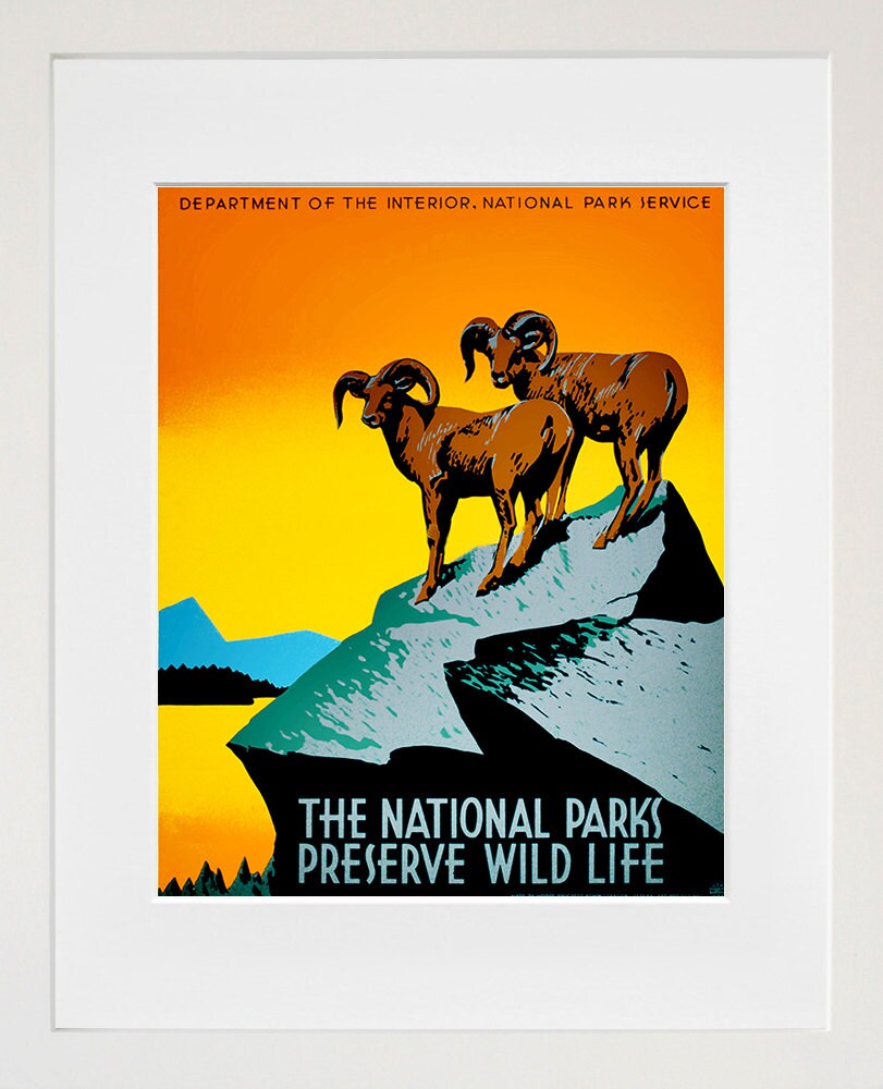 National Parks Art Travel Poster Print Vintage Home Decor (ZT184)