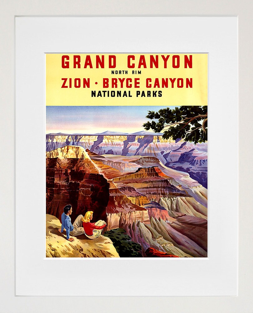 Grand Canyon National Parks Art Travel Poster Print Vintage Home Decor (ZT187)