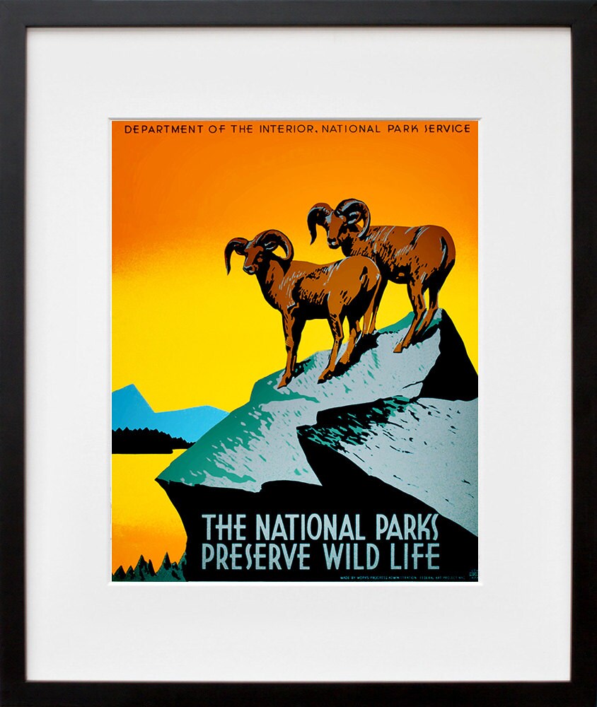 National Parks Art Travel Poster Print Vintage Home Decor (ZT184)