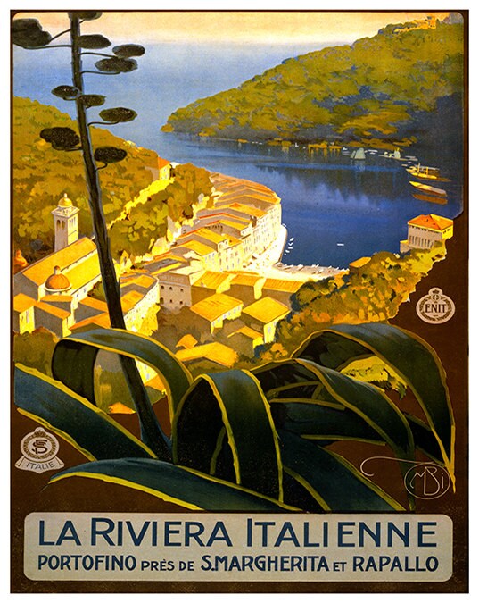 Italy Art Print Italian Home Decor Travel Poster (XR111)