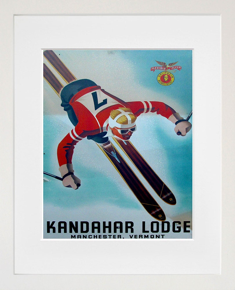 Vermont Art Print Manchester Vintage Home Decor Travel Poster (XR109)