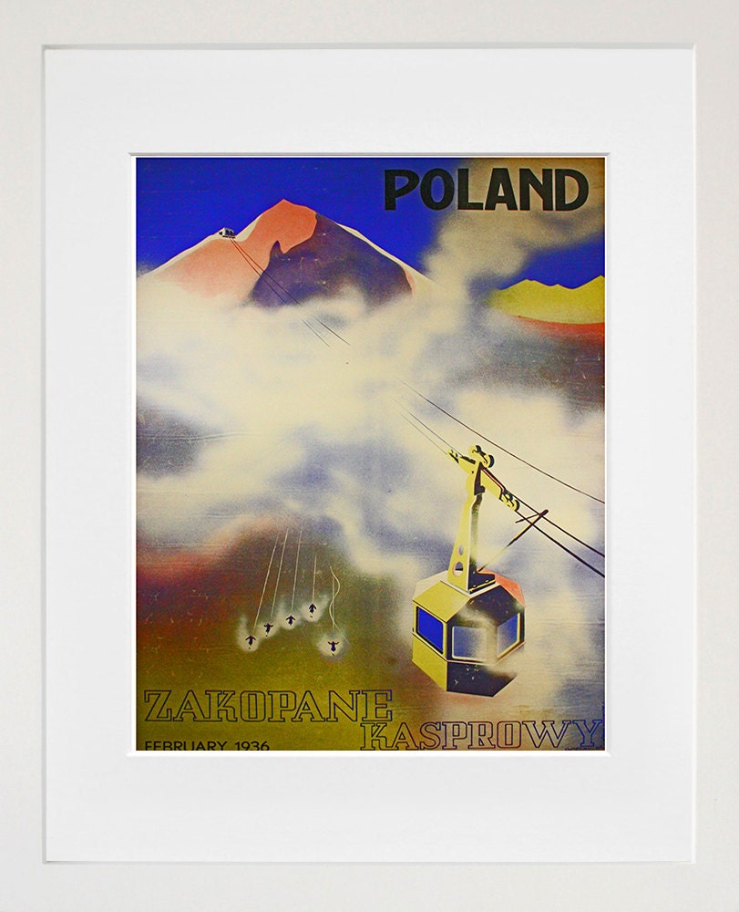 Poland Art Print Travel Polish Home Decor Poster (XR116)
