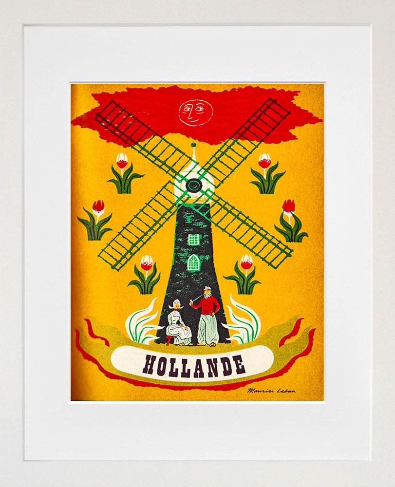 Holland Travel Art Print Home Decor (ZT315)