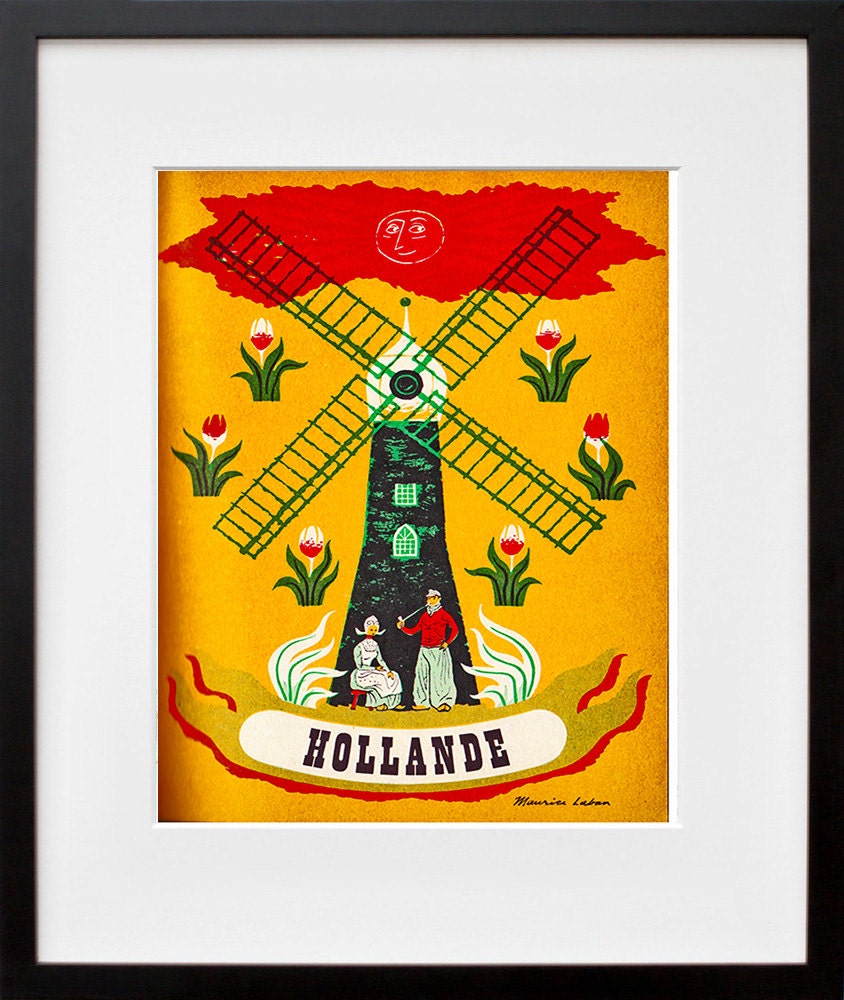 Holland Travel Art Print Home Decor (ZT315)