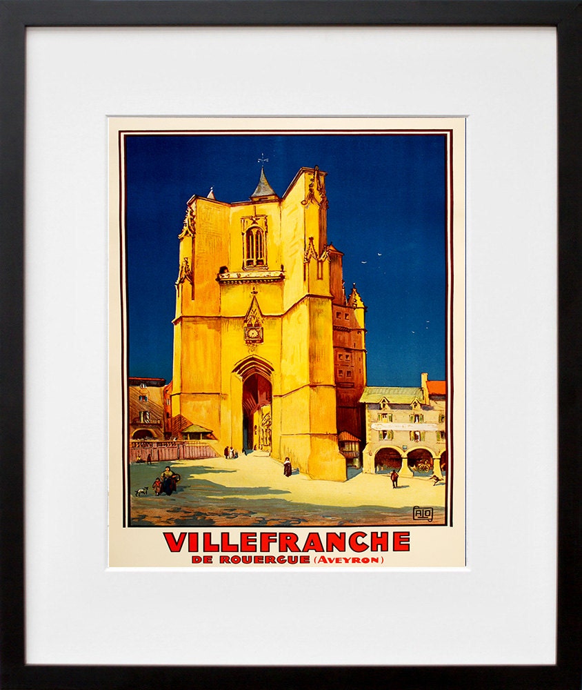 France Travel Art Print French Home Decor (ZT255)