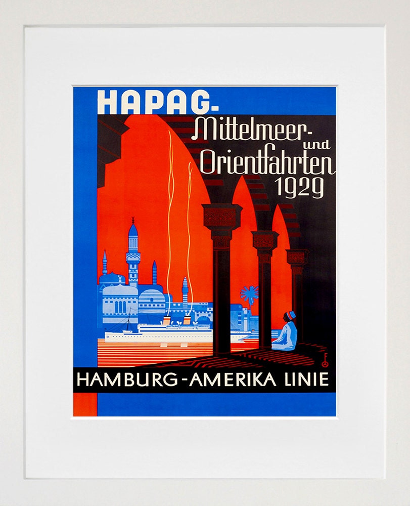 Mid Eastern Travel Art Print Home Decor (ZT322)