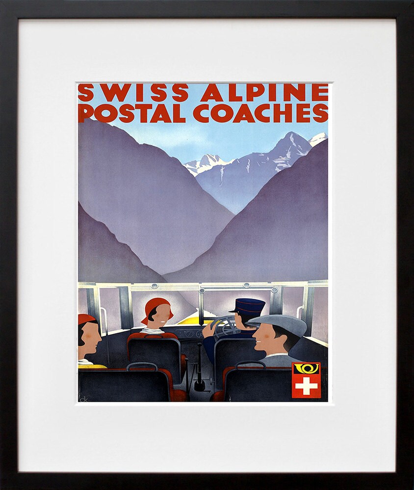 Swiss Travel Art Print Switzerland Home Decor (ZT276)