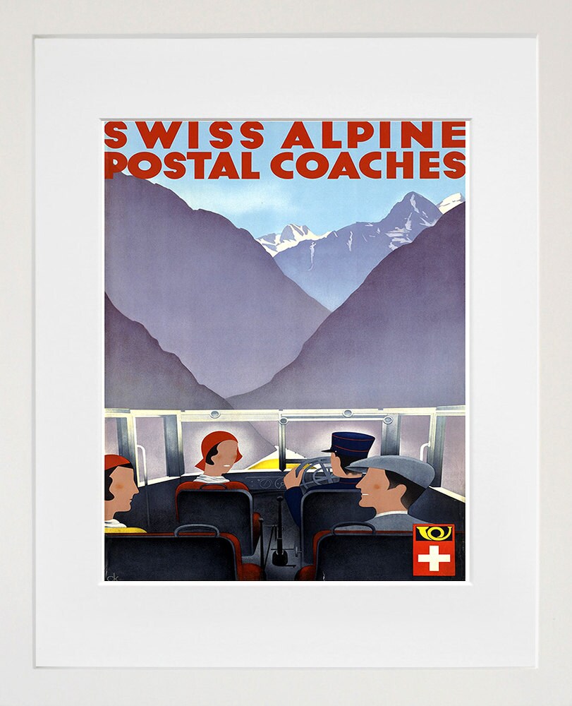 Swiss Travel Art Print Switzerland Home Decor (ZT276)