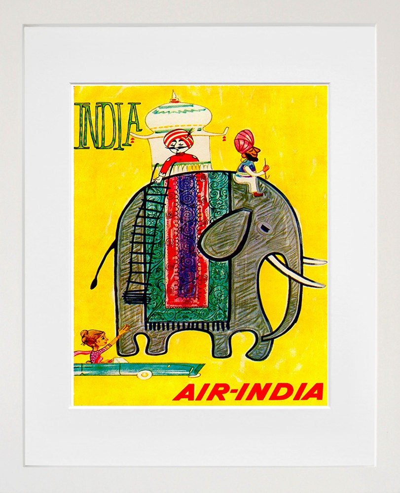 India Travel Print Poster Wall Art (XR145)