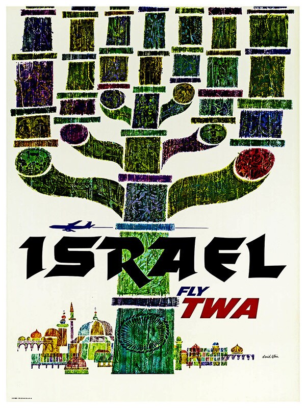 Israel Travel Poster Print Wall Art (ZT314)