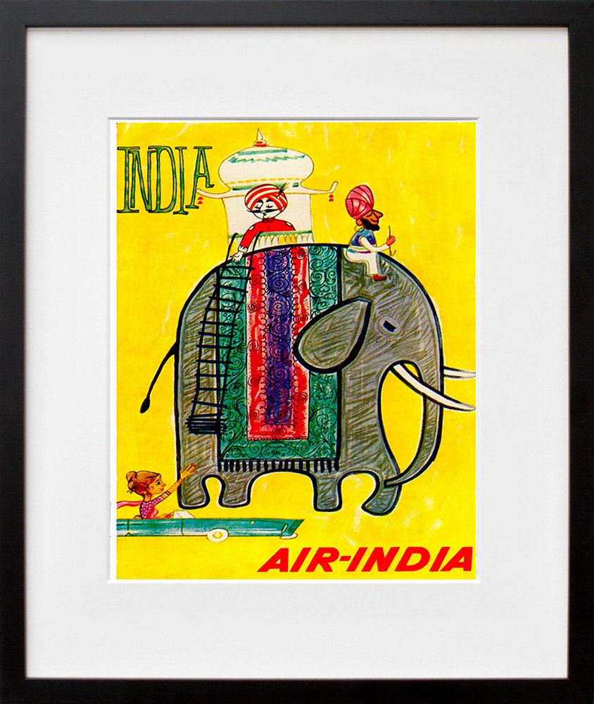 India Travel Print Poster Wall Art (XR145)