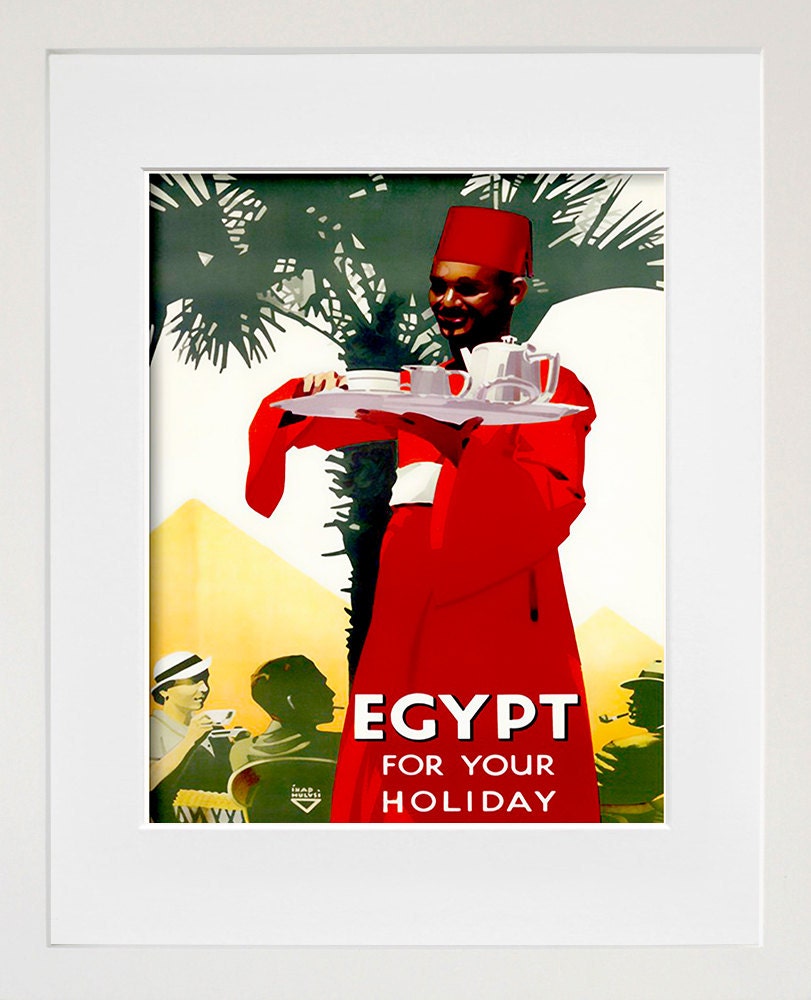 Egypt Art Travel Poster Egyptian Print Home Decor (ZT371)