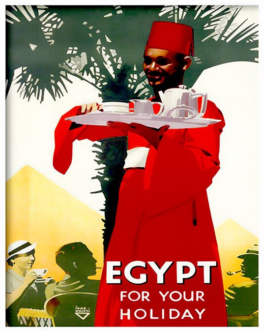 Egypt Art Travel Poster Egyptian Print Home Decor (ZT371)