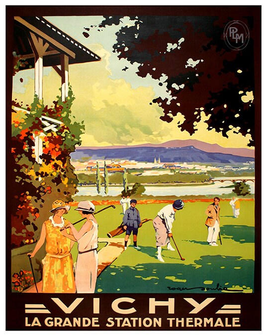 Vichy France Travel Art Poster Print Home Decor (XR199)