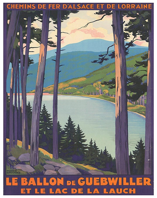 French Travel Poster France Art Print Home Decor (XR176)