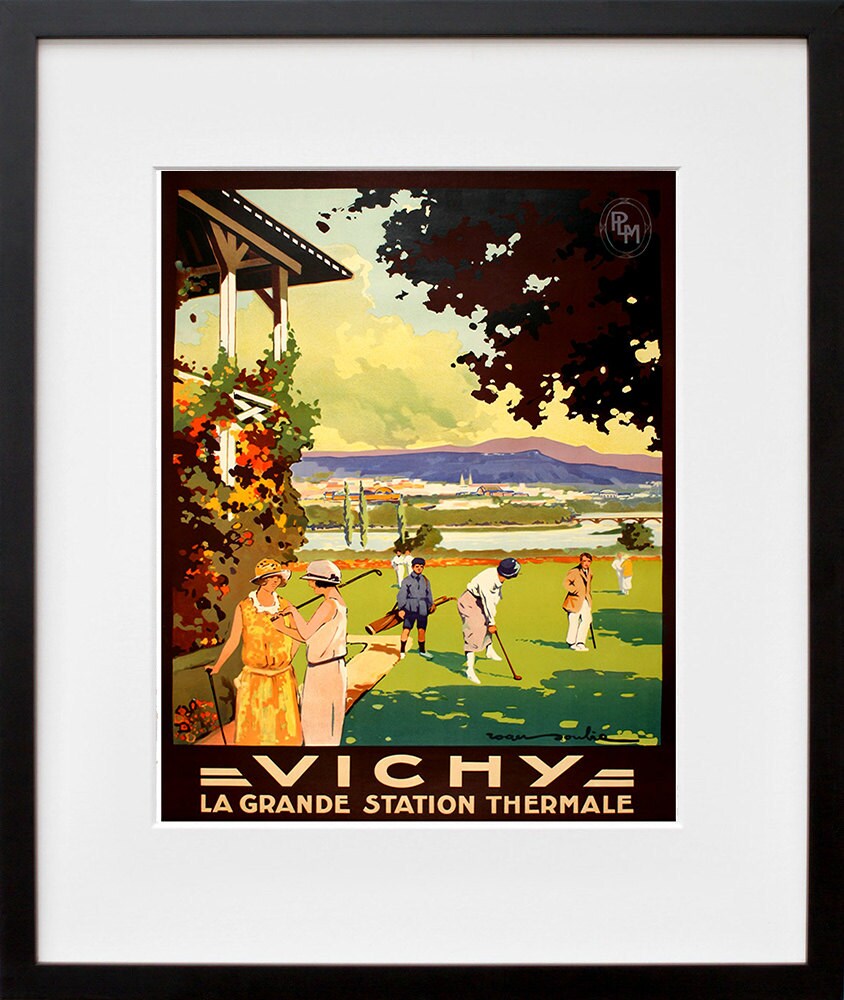 Vichy France Travel Art Poster Print Home Decor (XR199)