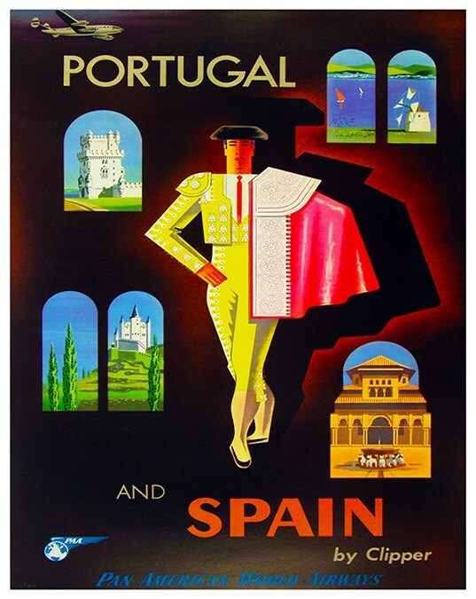 Matador Spain Wall Art Spanish Print Travel Poster Home Decor (ZT668)